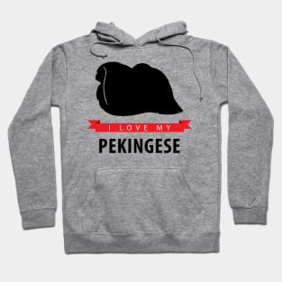 I Love My Pekingese Hoodie